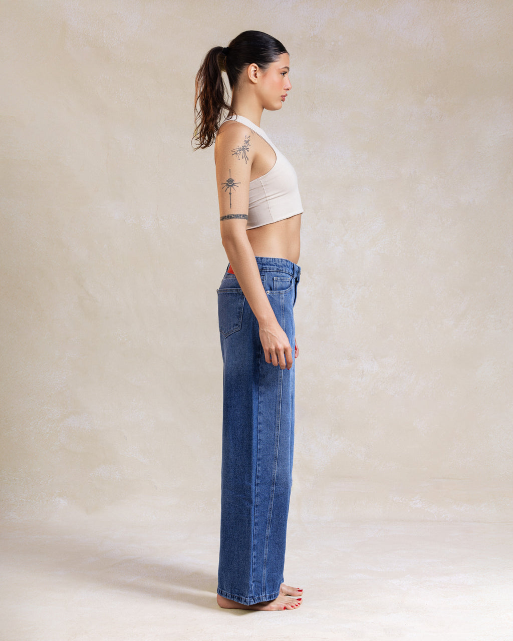 Lined Straight Pants