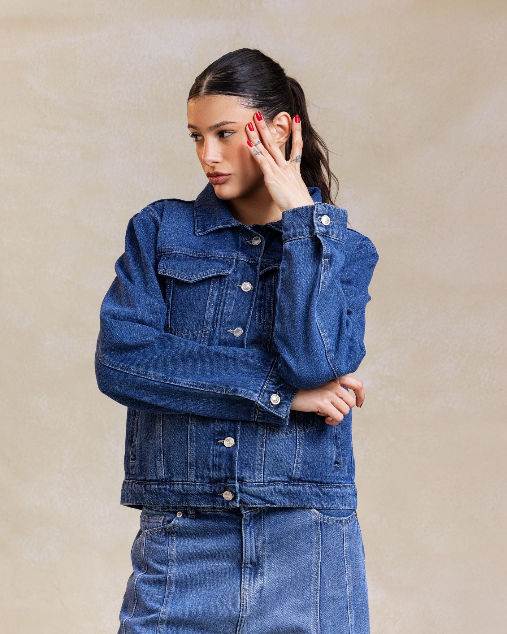 Lined Denim Jacket