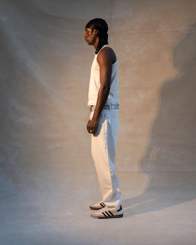 Men white baggy pants