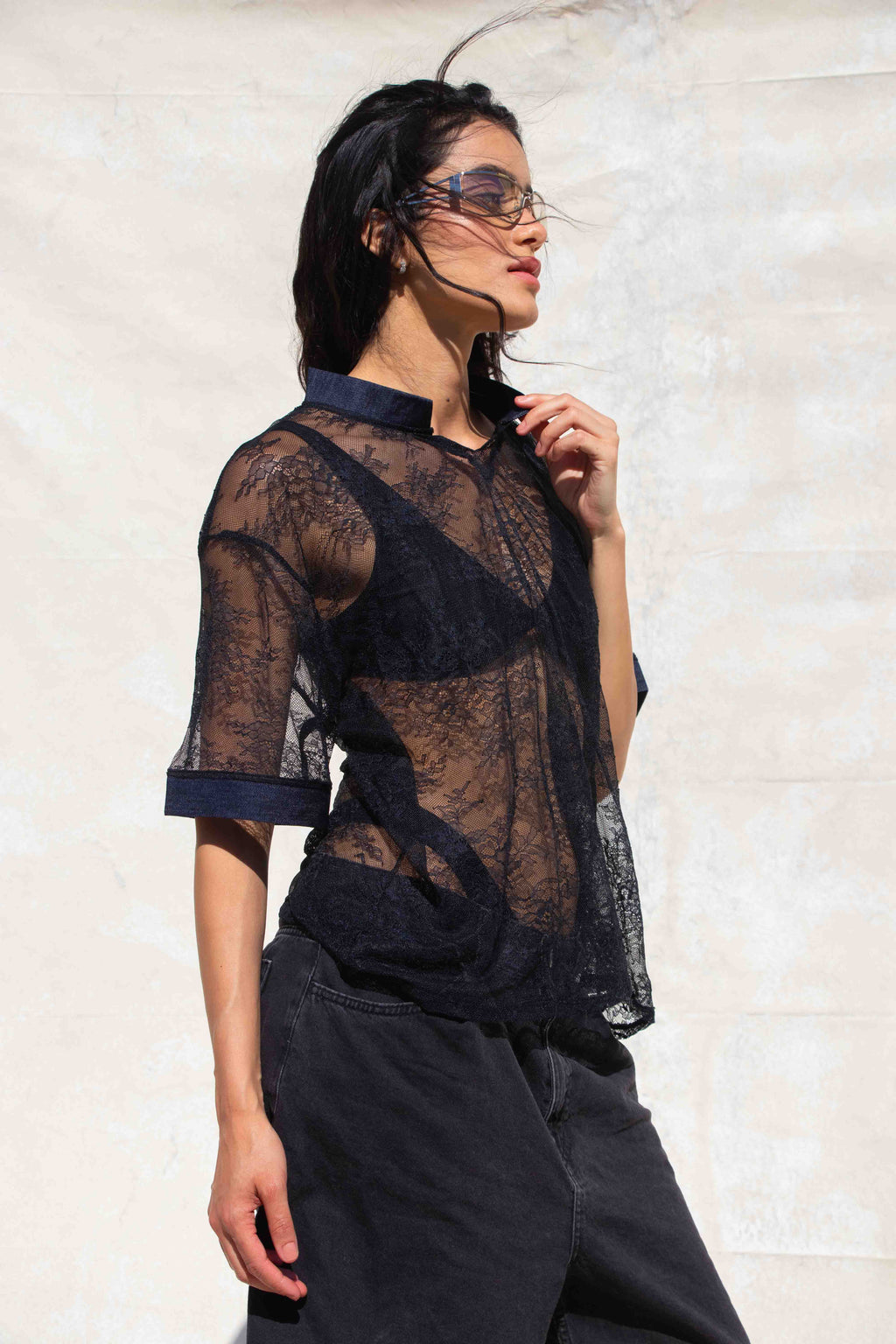 Sheer Lace Jersey