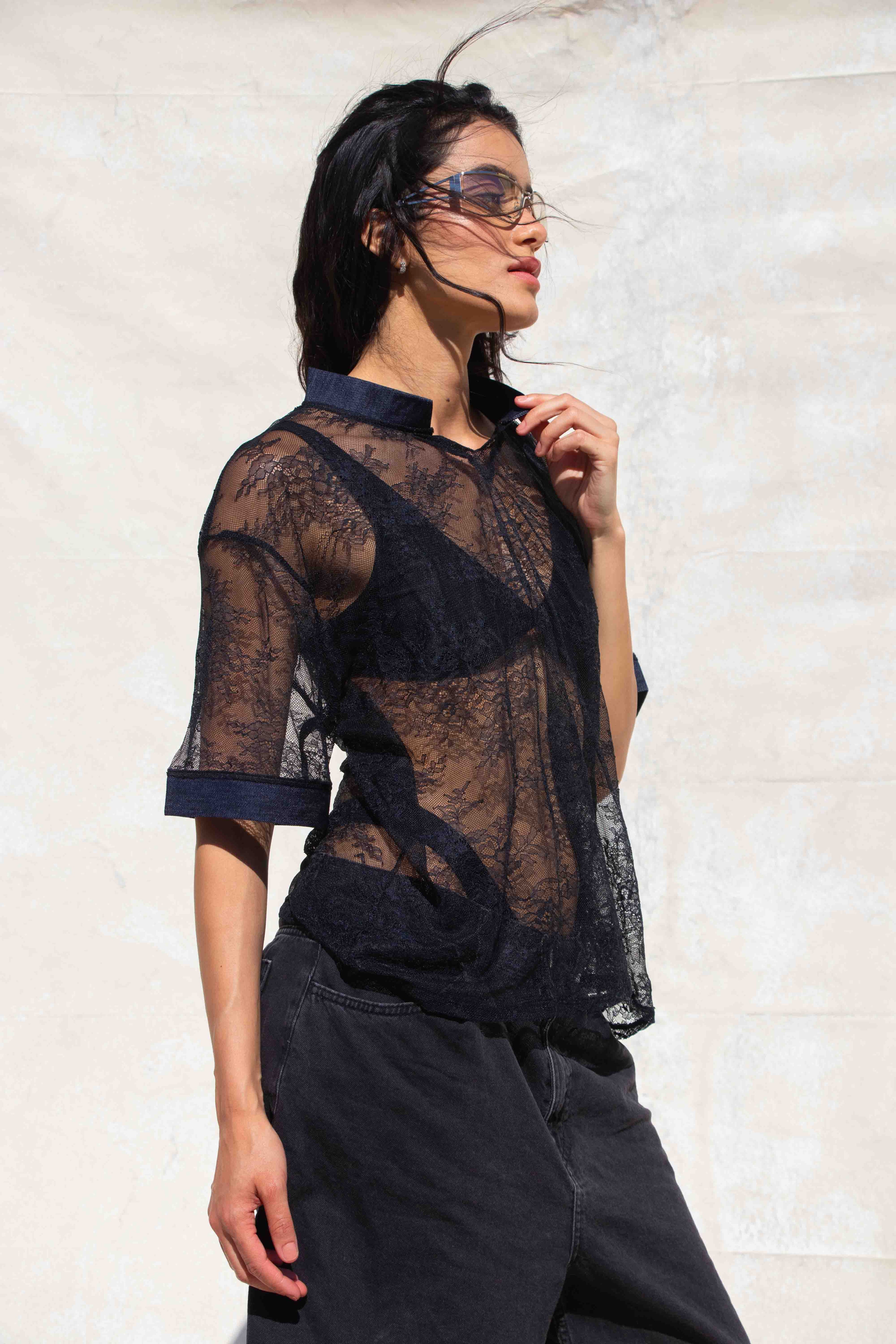 Sheer Lace Jersey