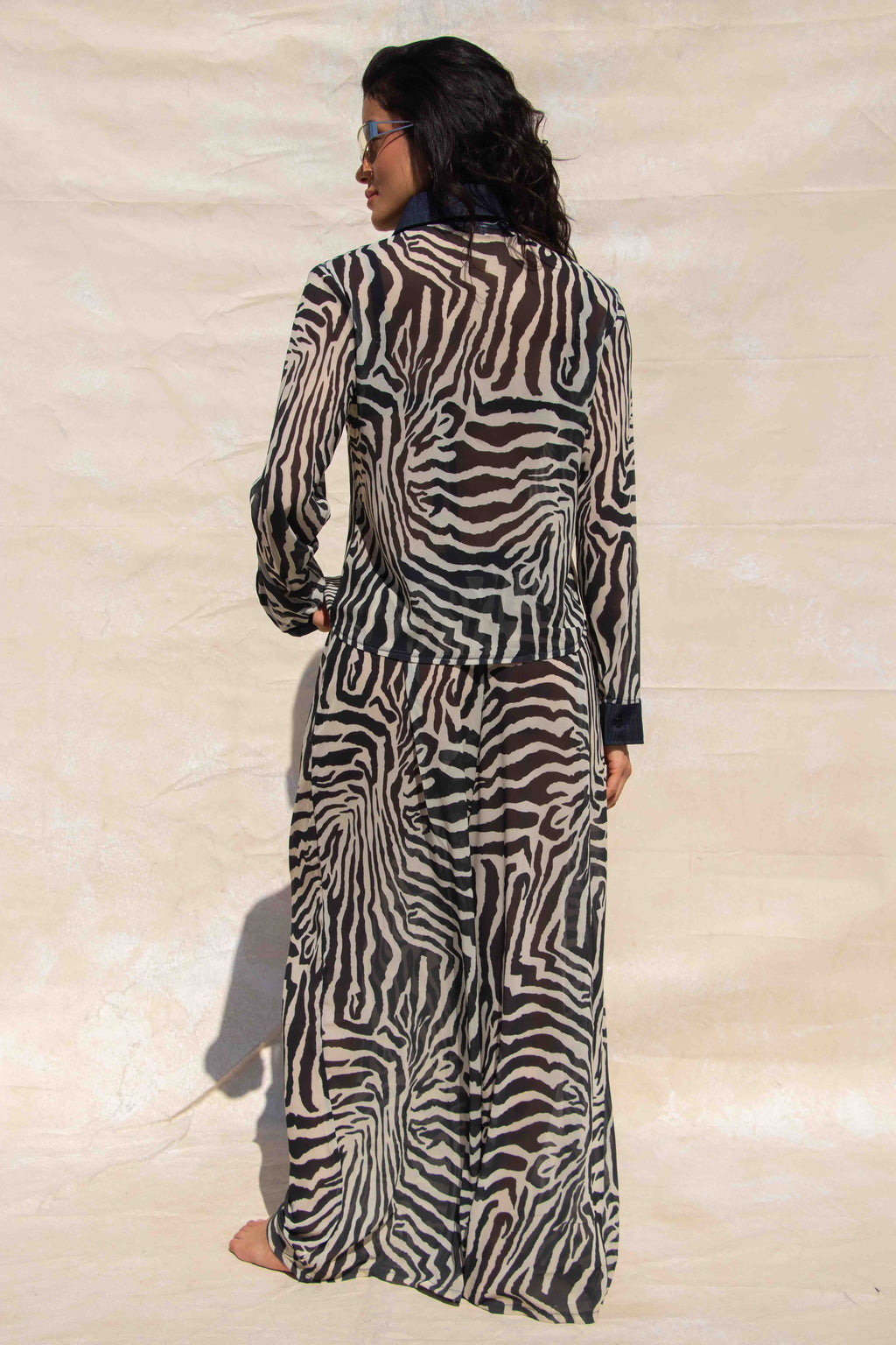 Zebra Boxer Pants Set
