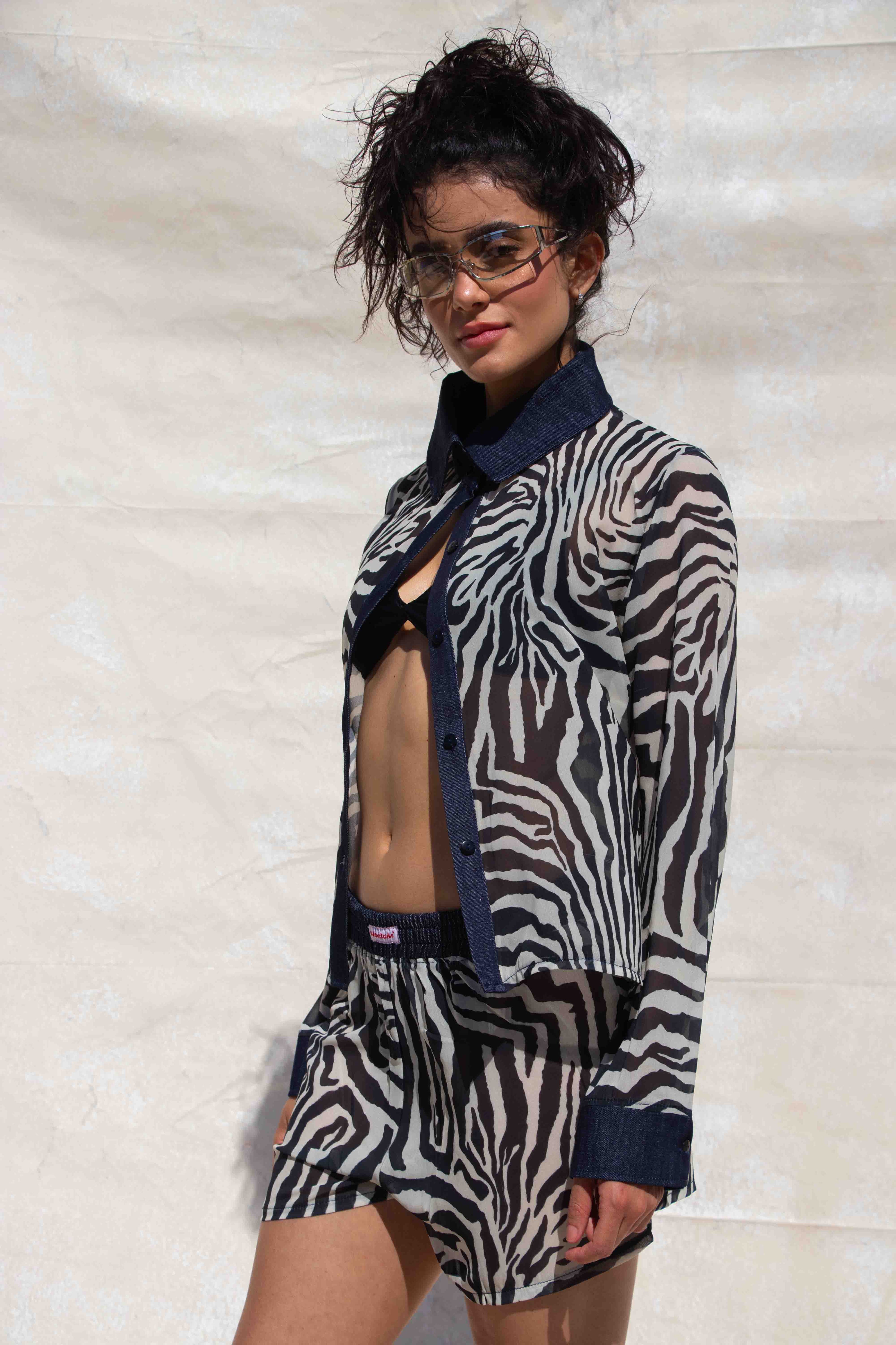 Zebra Boxer Short Set