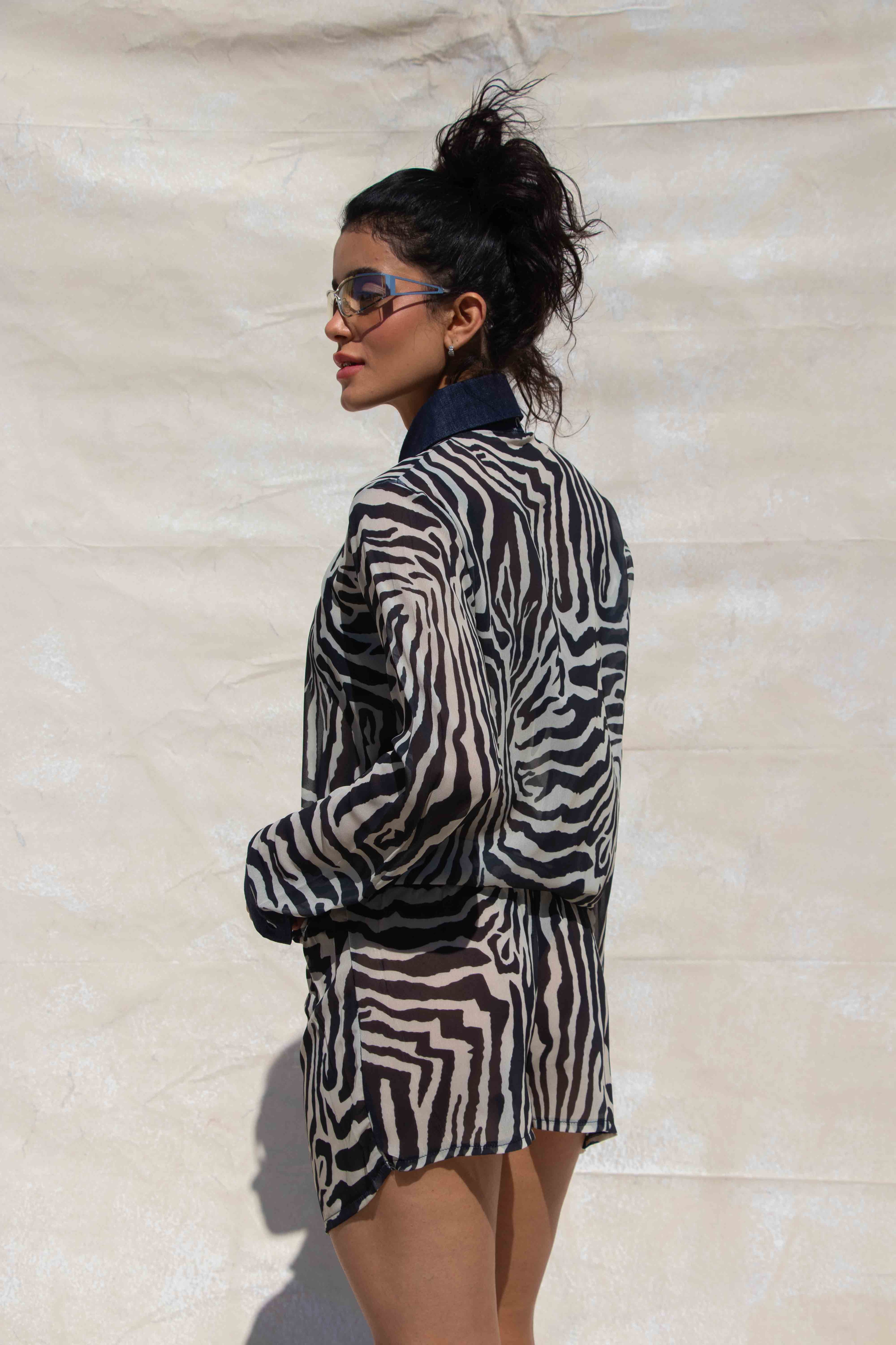 Zebra Boxer Short Set