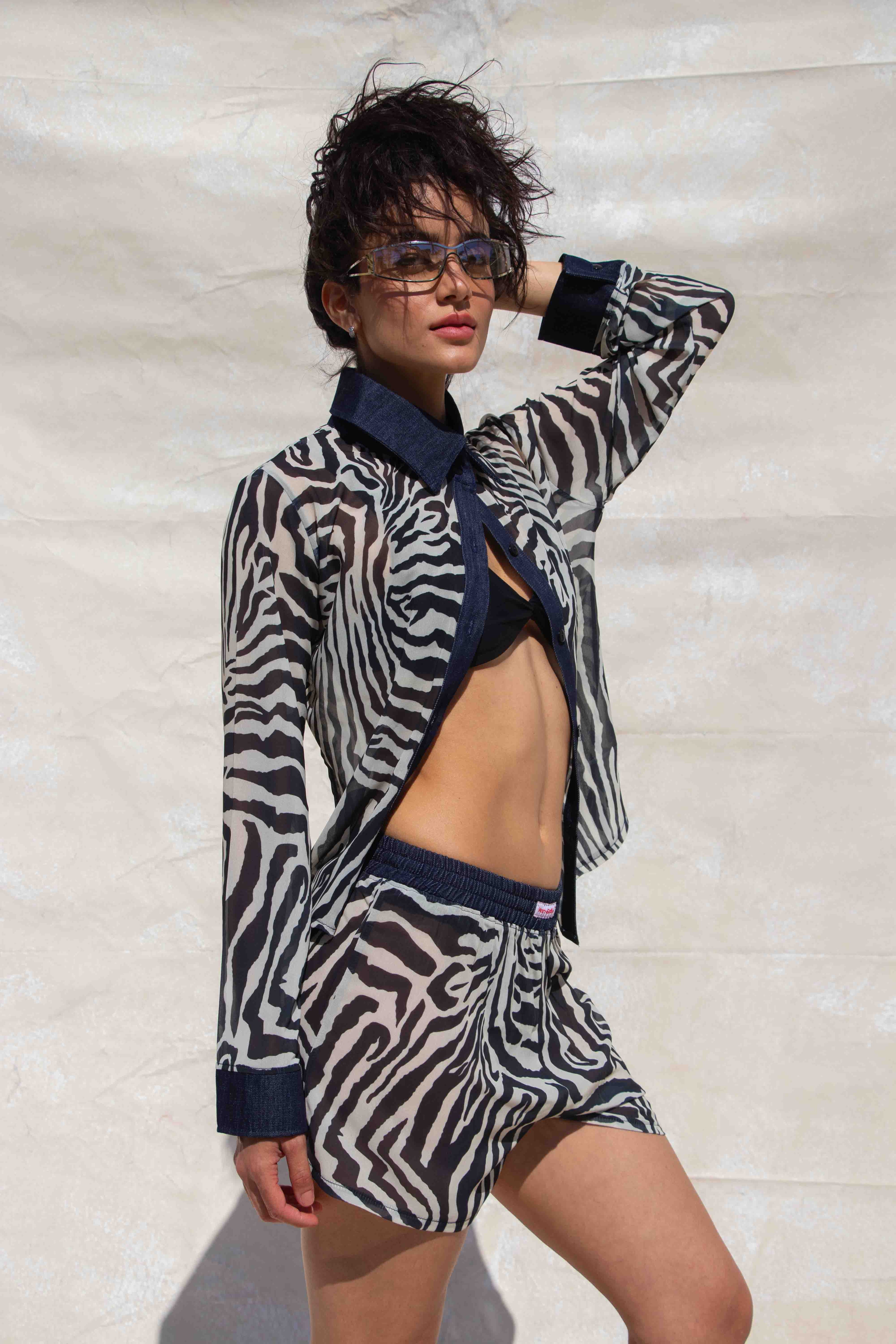 Zebra Boxer Short Set