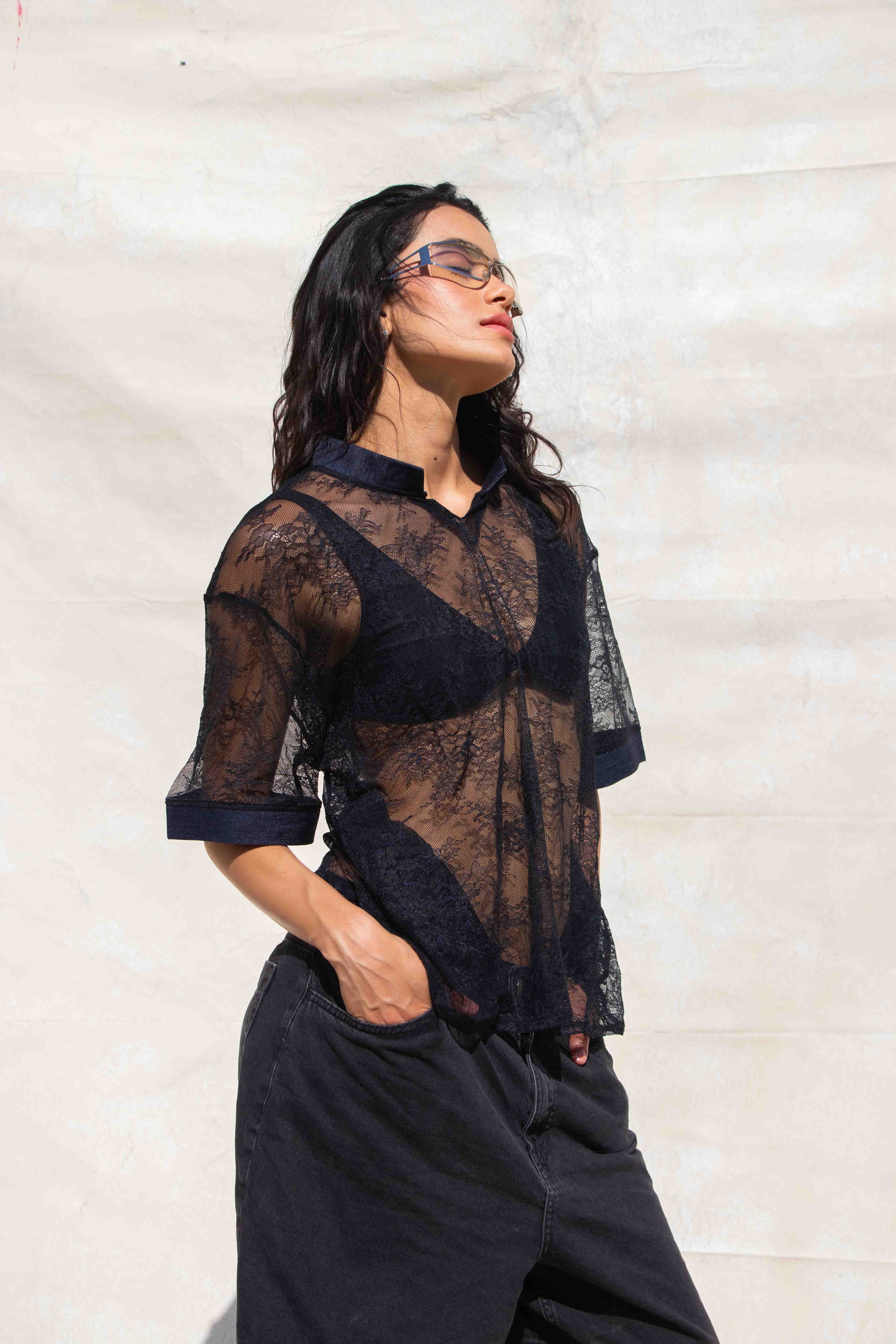 Sheer Lace Jersey