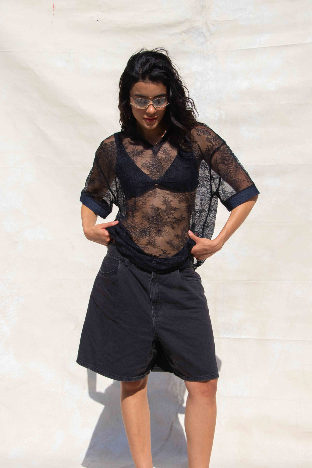 Sheer Lace Jersey