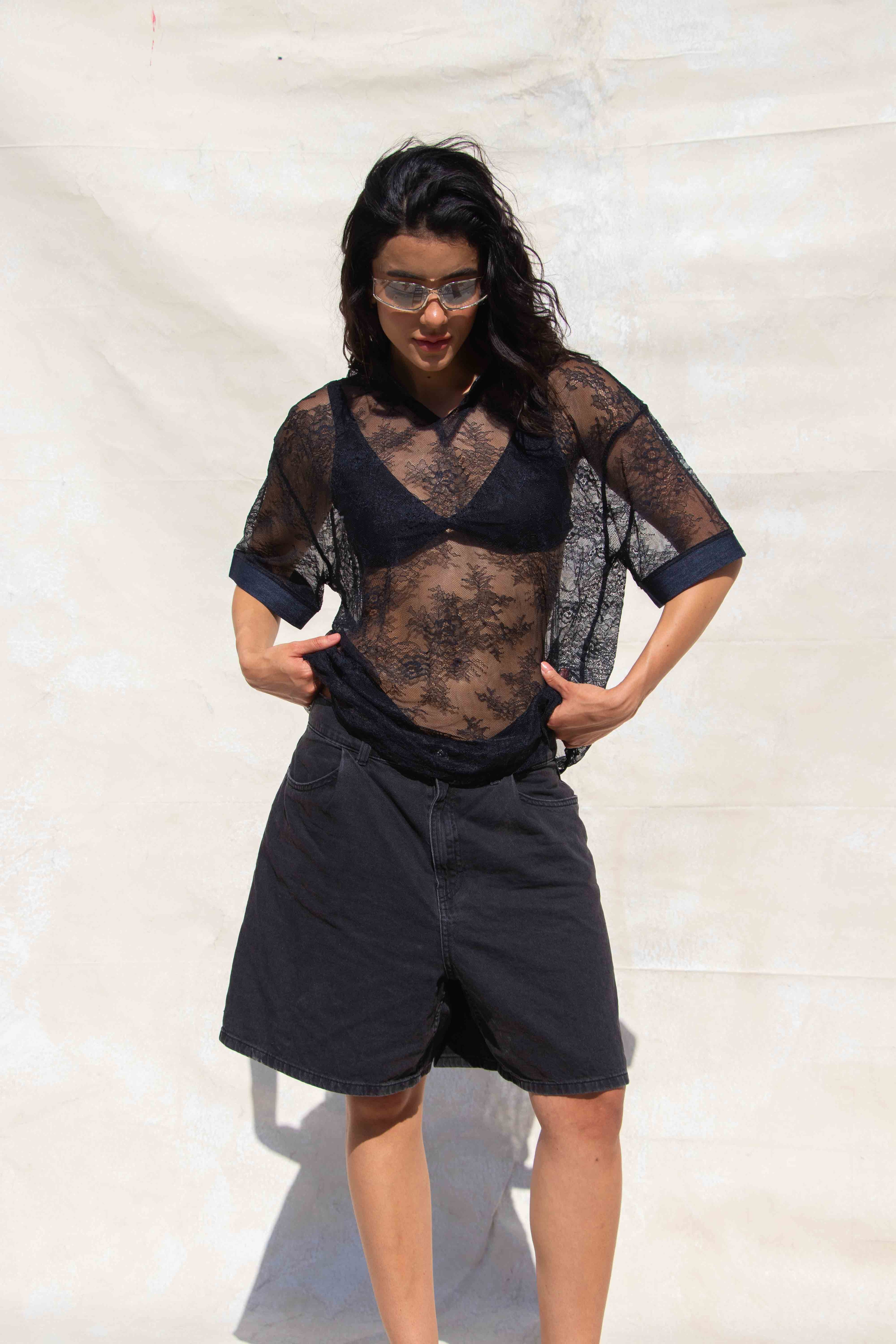 Sheer Lace Jersey